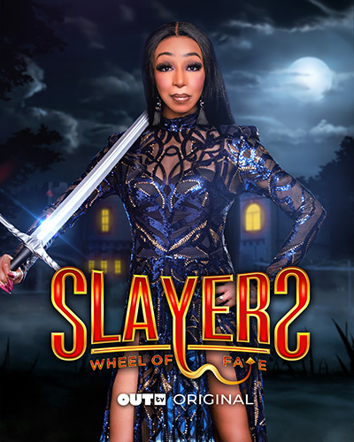 Tiffany Pollard poses with a sword.